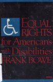 Equal Rights for Americans with Disabilities N/A 9780531130308 Front Cover
