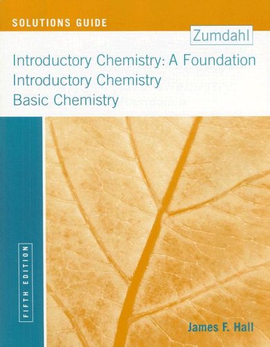 Introductory Chemistry A Foundation Solutions Guide 5th 2004 9780618305308 Front Cover