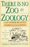There Is No Zoo in Zoology Reprint  9780020318309 Front Cover