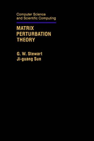 Matrix Perturbation Theory   1990 9780126702309 Front Cover