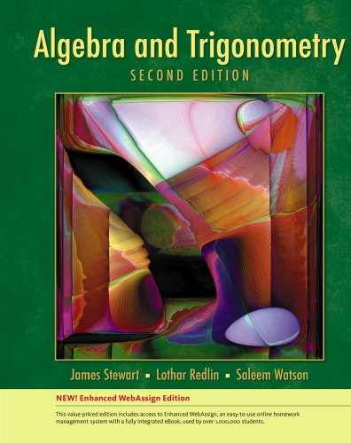 Algebra and Trigonometry  2nd 2010 9781439047309 Front Cover