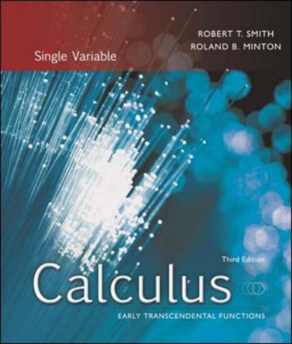 Calculus, Single Variable Early Transcendental Functions 3rd 2007 (Revised) 9780073215310 Front Cover