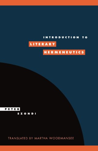 Introduction to Literary Hermeneutics   1995 9780521459310 Front Cover