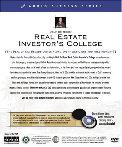 Dolf De Roos' Real Estate Investor's College: Real Estate Investing For Everyone  2004 9781591505310 Front Cover
