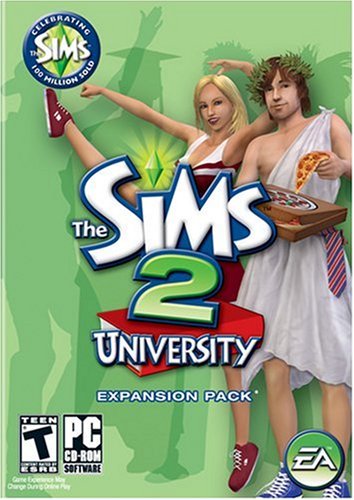The Sims 2 University Expansion Pack Windows XP artwork