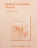 Student's Solutions Manual for Finite Mathematics and Its Applications  11th 2014 9780321878311 Front Cover