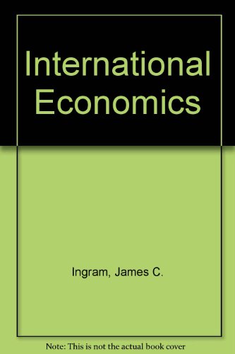 International Economics  3rd 1992 9780471610311 Front Cover
