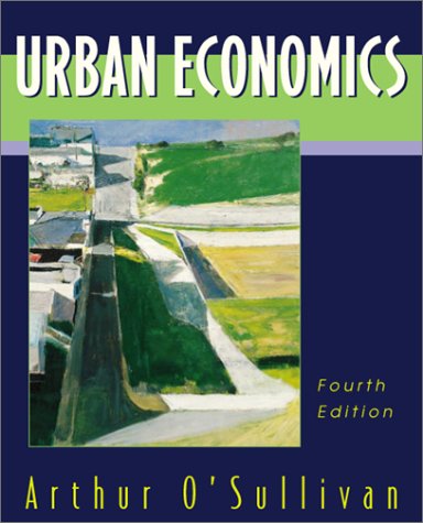 Urban Economics  4th 2000 9780256263312 Front Cover