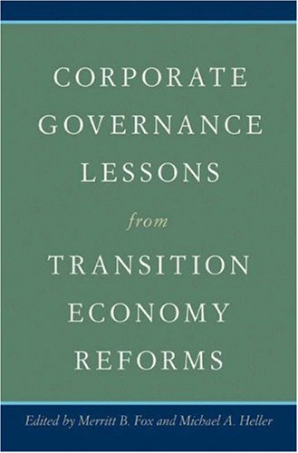 Corporate Governance Lessons from Transition Economy Reforms   2008 9780691138312 Front Cover