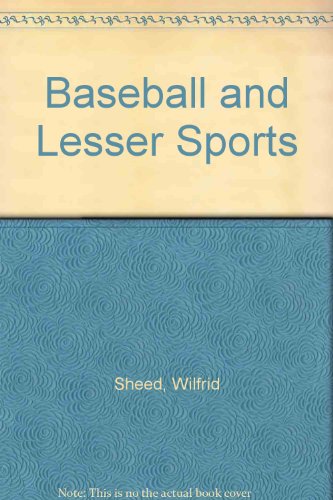 Baseball and Lesser Sports   1991 9780060165314 Front Cover