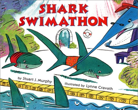 Shark Swimathon Level 3 : Subtracting Two Digit Numbers  2001 9780060280314 Front Cover