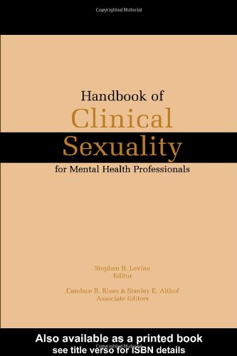 Handbook of Clinical Sexuality for Mental Health Professionals   2003 9781583913314 Front Cover