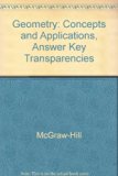 Geometry: Concepts and Applications 2004 Answer Key Transparencies N/A 9780028348315 Front Cover