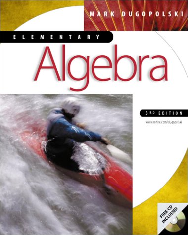Elementary Algebra  3rd 2000 (Student Manual, Study Guide, etc.) 9780072332315 Front Cover