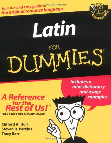 Latin for Dummies   2002 9780764554315 Front Cover