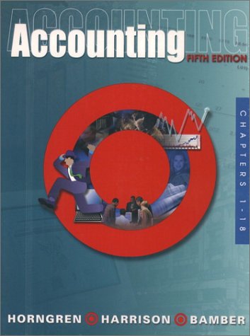 Accounting  5th 2002 9780130732316 Front Cover