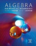 Student Solutions Manual for Aufmann/Lockwood's Algebra: Beginning and Intermediate, 3rd  3rd 2013 (Revised) 9781133491316 Front Cover