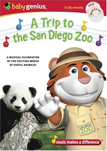 Baby Genius - A Trip to the San Diego Zoo (w/ bonus music CD) System.Collections.Generic.List`1[System.String] artwork