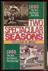 Two Spectacular Seasons   1990 9780025837317 Front Cover