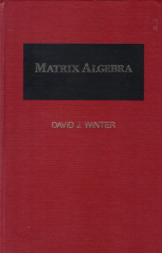 Matrix Algebra   1992 9780024288318 Front Cover