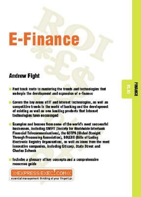 E-Finance Finance 05. 03  2002 9781841123318 Front Cover