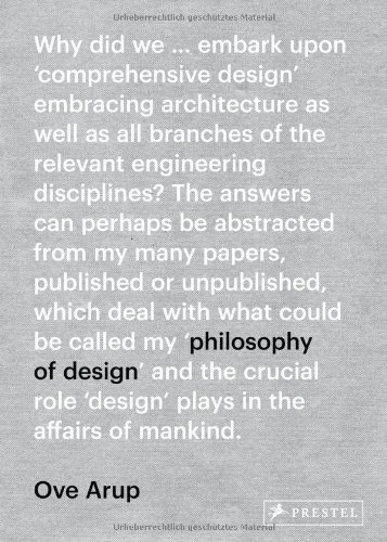 Olive Arup Philosophy of Design  2012 9783791347318 Front Cover