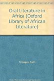 Oral Literature in Africa   1970 9780198151319 Front Cover