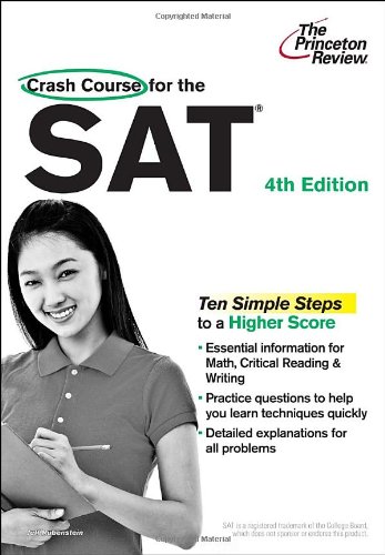 Crash Course for the SAT, 4th Edition  N/A 9780375428319 Front Cover