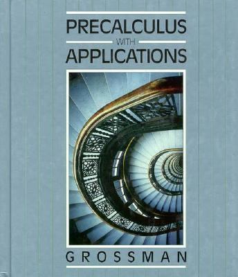 Precalculus with Applications 1990   1992 9780030970320 Front Cover