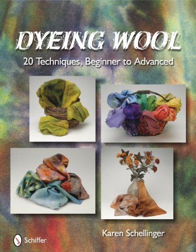 Dyeing Wool 20 Techniques, Beginner to Advanced  2010 9780764334320 Front Cover