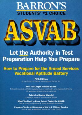 How to Prepare for the Armed Forces Test, ASVAB Armed Services Vocational Aptitude Battery 5th 1997 (Revised) 9780812097320 Front Cover