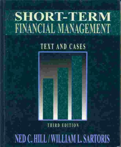 Short Term Financial Management  3rd 1995 9780023548321 Front Cover