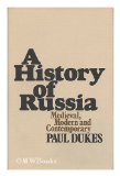 History of Russia : Medieval, Modern, and Contemporary  1974 9780070180321 Front Cover