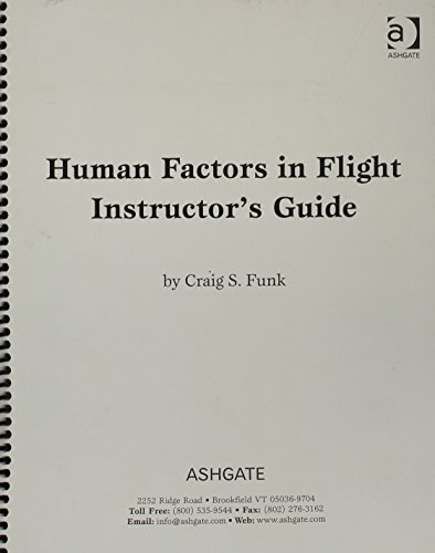 Human Factors in Flight Instructor's Guide   1998 (Teachers Edition, Instructors Manual, etc.) 9780291398321 Front Cover