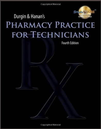 Pharmacy Practice for Technicians  4th 2009 9781428320321 Front Cover