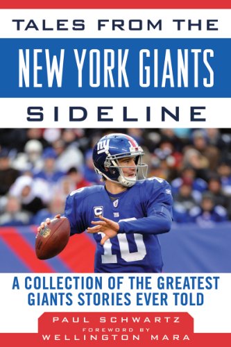 Tales from the New York Giants Sideline A Collection of the Greatest Giants Stories Ever Told  2011 9781613210321 Front Cover