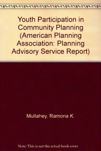 Youth Participation in Community Planning  1999 9781884829321 Front Cover