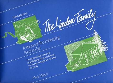 Personal Recorkeeping Set The Linden Family, Practice Set 3rd 1988 9780070716322 Front Cover