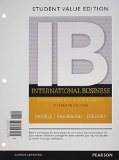 International Business, Student Value Edition  15th 2015 9780133457322 Front Cover