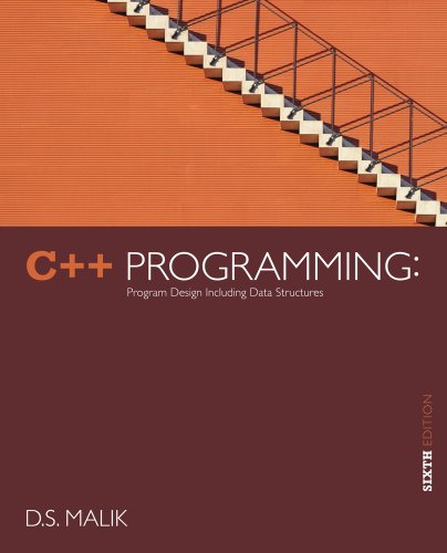 C++ Programming Program Design Including Data Structures 6th 2013 9781133526322 Front Cover