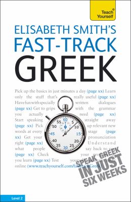 Fast-Track Greek  3rd 2010 9780071738323 Front Cover