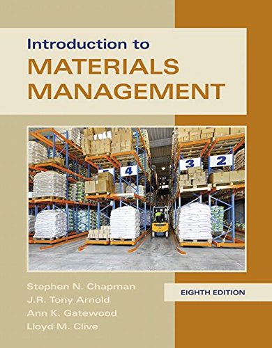 Introduction to Materials Management:   2016 9780134156323 Front Cover