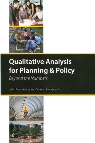 Qualitative Analysis for Planning and Policy Beyond the Numbers  2007 9781932364323 Front Cover
