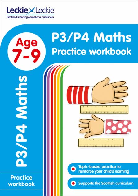P3/P4 Maths Practice Workbook N/A 9780008250324 Front Cover