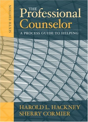 Professional Counselor A Process Guide to Helping 6th 2009 9780205608324 Front Cover