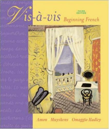 Vis-a-Vis Beginning French 3rd 2004 9780072935325 Front Cover
