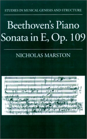 Beethoven's Piano Sonata in E, Op. 109   1995 9780193153325 Front Cover