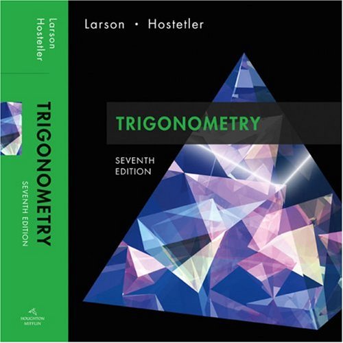 Trigonometry  7th 2007 9780618643325 Front Cover