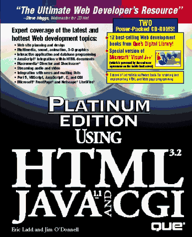 Platinum Edition Using HTML 3.2, Java 1.1, and GCI 8 Contemporary Photographers N/A 9780789709325 Front Cover
