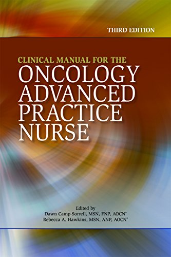 Clinical Manual for the Oncology Advanced Practice Nurse:   2014 9781935864325 Front Cover